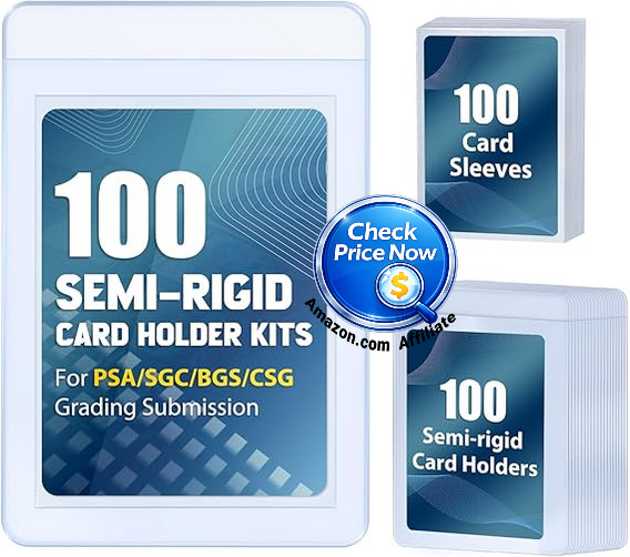 Trading Card Sleeves and Semi Rigid Card Savers